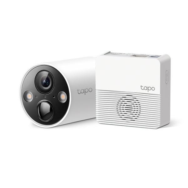 Tapo C420S1 V1 - Cámara de vigilancia de red - bala - para exteriores - resistente al polvo/resistente al agua - color (Día y noche) - 2560 x 1440 - 2K - integrado - iris fijo - focal fijado - audio - inalámbrico - Wi-Fi - 2.4GHz radio Guatemala