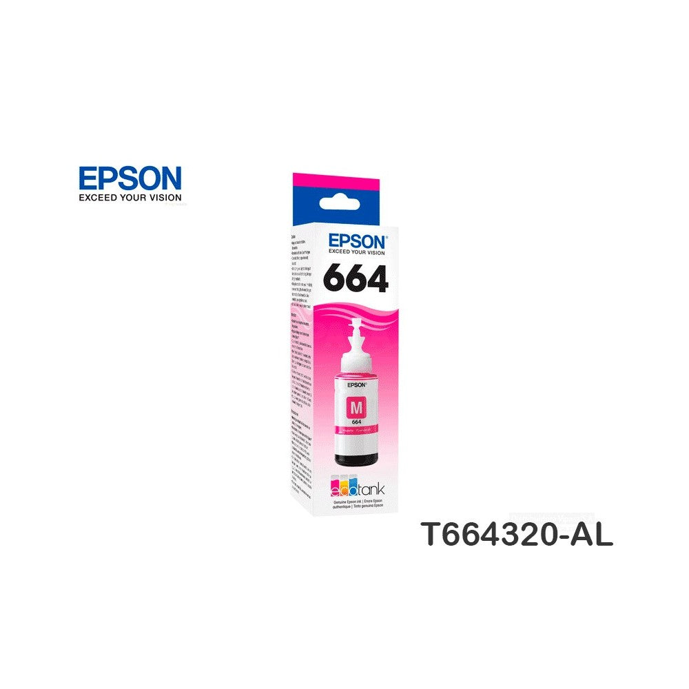 Tinta Epson 664 Magenta 70 ml T664320-AL