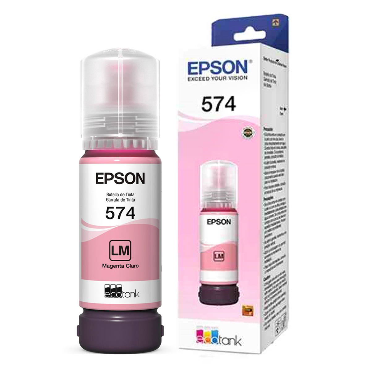 Tinta Epson 574 Magenta Claro T574620-AL