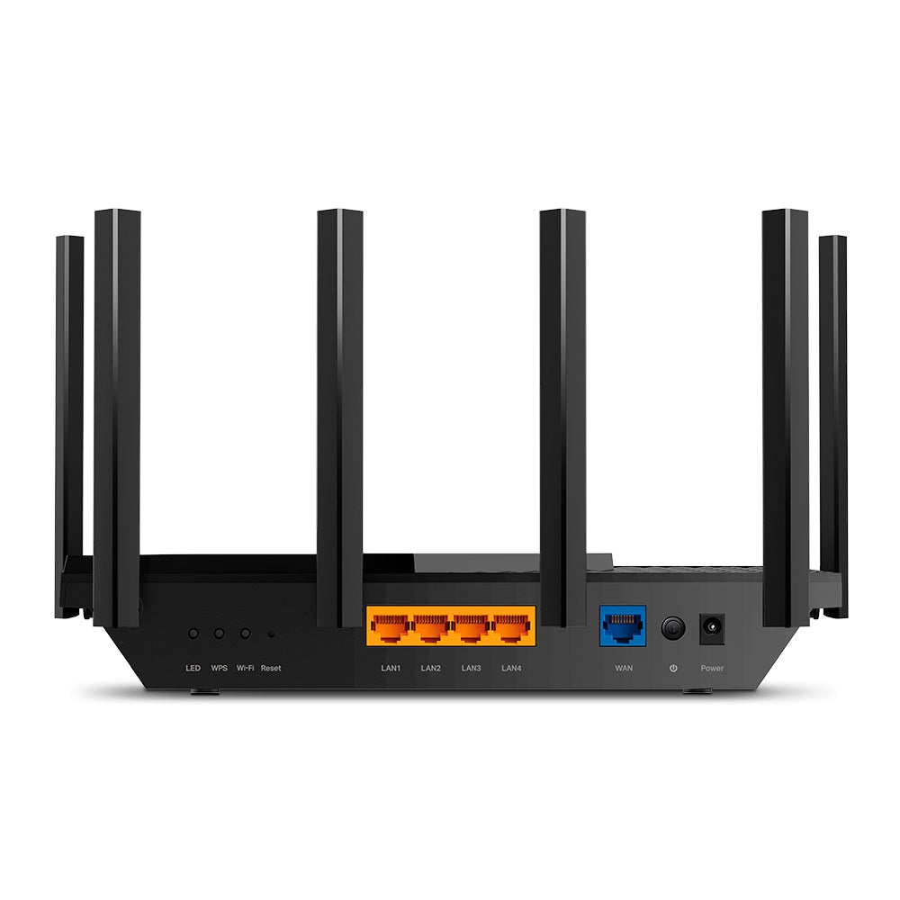 TP-LINK Archer AX73 - V1 - - enrutador inalámbrico - conmutador de 4 puertos - 1GbE - Wi-Fi 6 - Doble banda - hasta 5.4Gbps - Estructura 4T4R y HE160 en la banda 5GHz que permite una conexión ultrarrápida de 4.8 Gbps - 6 potentes antenas - Entrada USB 3.0 Guatemala