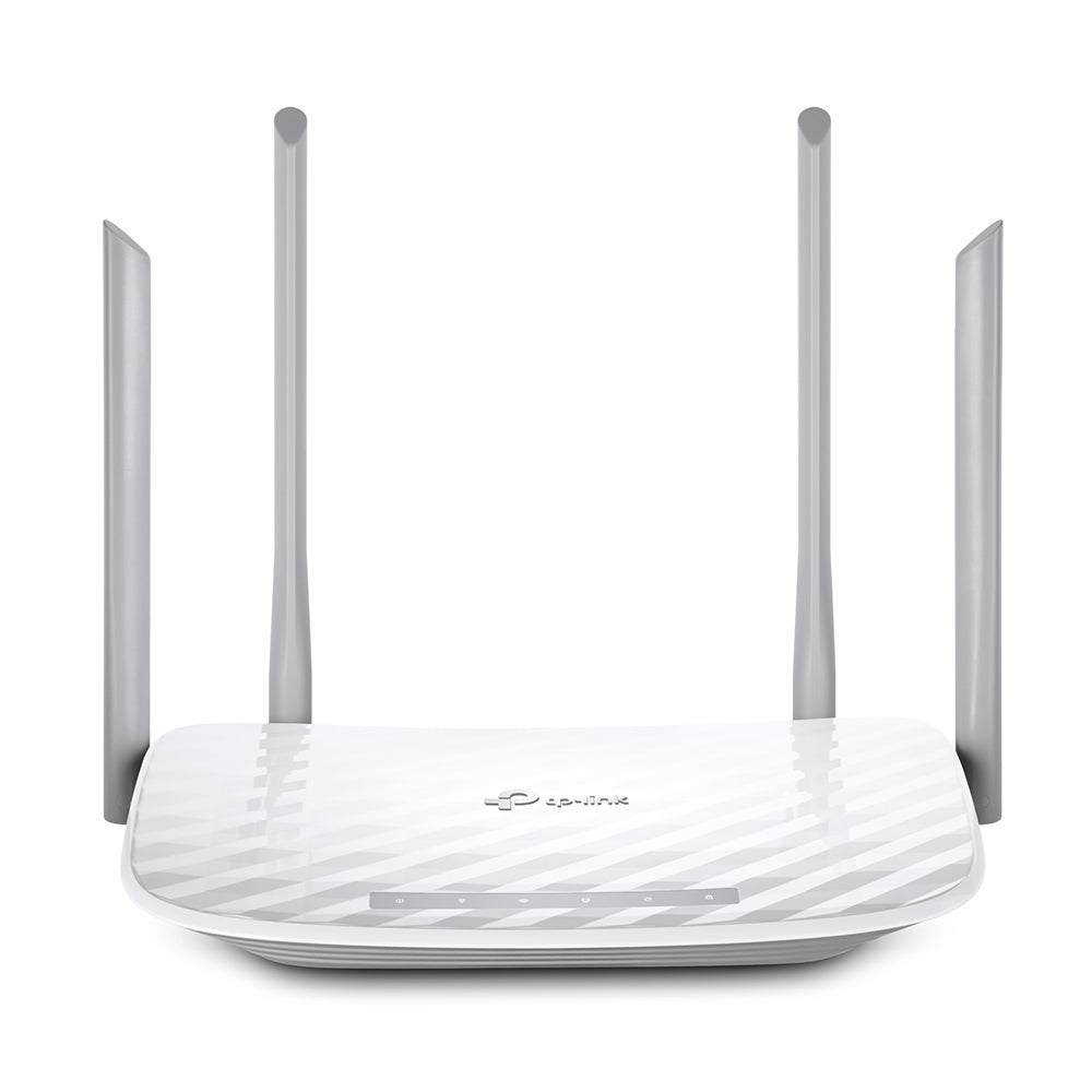 TP-LINK Archer C50 - Wireless router - 4-port switch - 802.11a/b/g/n/ac - doble banda AC1200 - Velocidad 300 Mbps a 2.4 GHz + 867 Mbps a 5 GHz - 4Áƒâ€” Antenas 1Áƒâ€” Puerto WAN 10/100M + 4Áƒâ€” Puertos LAN 10/100M- Aplicación Tether - WPA3 Guatemala