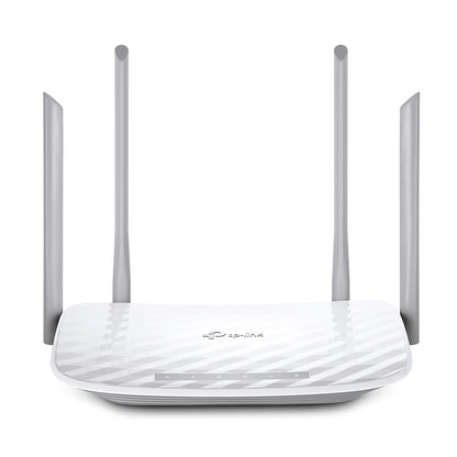 TP-LINK Archer C50 - Wireless router - 4-port switch - 802.11a/b/g/n/ac - doble banda AC1200 - Velocidad 300 Mbps a 2.4 GHz + 867 Mbps a 5 GHz - 4Áƒâ€” Antenas 1Áƒâ€” Puerto WAN 10/100M + 4Áƒâ€” Puertos LAN 10/100M- Aplicación Tether - WPA3 Guatemala
