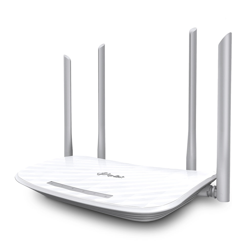 TP-LINK Archer C50 - Wireless router - 4-port switch - 802.11a/b/g/n/ac - doble banda AC1200 - Velocidad 300 Mbps a 2.4 GHz + 867 Mbps a 5 GHz - 4Áƒâ€” Antenas 1Áƒâ€” Puerto WAN 10/100M + 4Áƒâ€” Puertos LAN 10/100M- Aplicación Tether - WPA3 Guatemala