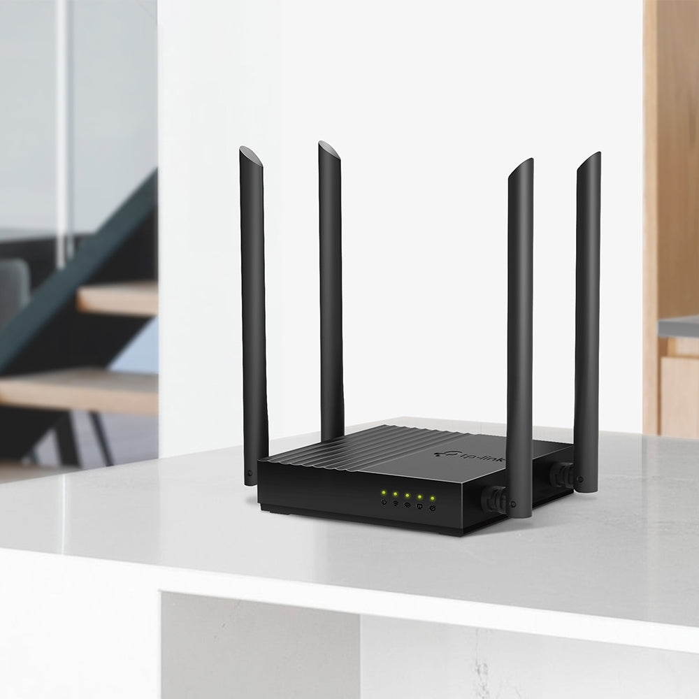 TP-LINK Archer C64 V1 - Enrutador inalámbrico conmutador de 4 puertos - 1GbE - Wi-Fi 5 - Doble banda Guatemala