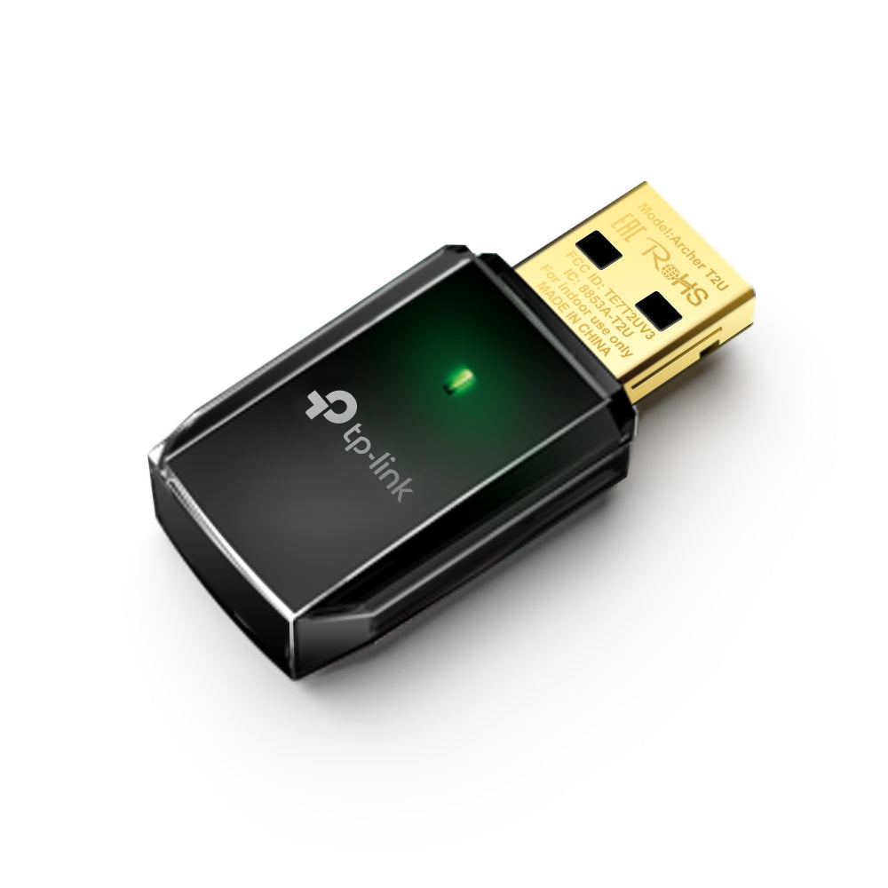 TP-Link Archer T2U - Adaptador de red - USB 2.0 - Wi-Fi 5 Guatemala