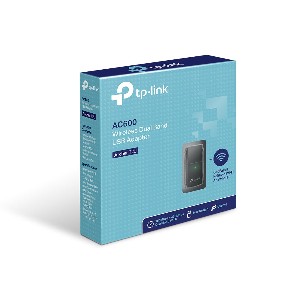 TP-Link Archer T2U - Adaptador de red - USB 2.0 - Wi-Fi 5 Guatemala