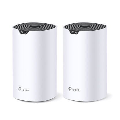 TP-LINK Deco S7 V1 - Sistema Wi-Fi (2 enrutadores) - hasta 3900 pies cuadrados - malla - GigE - Wi-Fi 5 - Doble banda - Sistema Wi-Fi Mesh Inteligente Doble Banda AC1900 - Alcanza velocidades de hasta 600 Mbps en 24 GHz y 1300 Mbps en 5 GHz con tecnología 3×3 MU-MIMO. - Conecta más de 100 dispositivos Guatemala