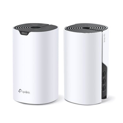 TP-LINK Deco S7 V1 - Sistema Wi-Fi (2 enrutadores) - hasta 3900 pies cuadrados - malla - GigE - Wi-Fi 5 - Doble banda - Sistema Wi-Fi Mesh Inteligente Doble Banda AC1900 - Alcanza velocidades de hasta 600 Mbps en 24 GHz y 1300 Mbps en 5 GHz con tecnología 3×3 MU-MIMO. - Conecta más de 100 dispositivos Guatemala