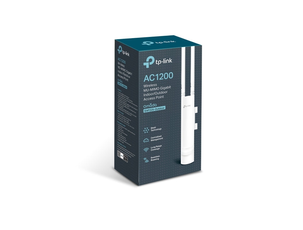 TP-Link EAP225-Outdoor - Punto de acceso inalámbrico - Wi-Fi 5 - 2.4 GHz 5 GHz Guatemala