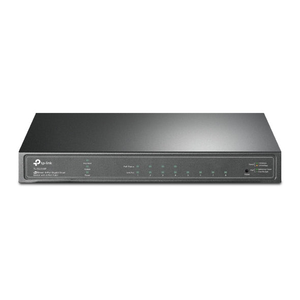TP-Link JetStream TL-SG2008P - V1 - conmutador - inteligente - 4 x 10/100/1000 + 4 x 10/100/1000 (PoE+) - sobremesa - PoE+ (62 W) Guatemala