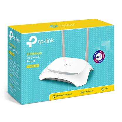 TP-LINK TL-WR840N - Enrutador inalámbrico conmutador de 4 puertos 24 GHz Guatemala