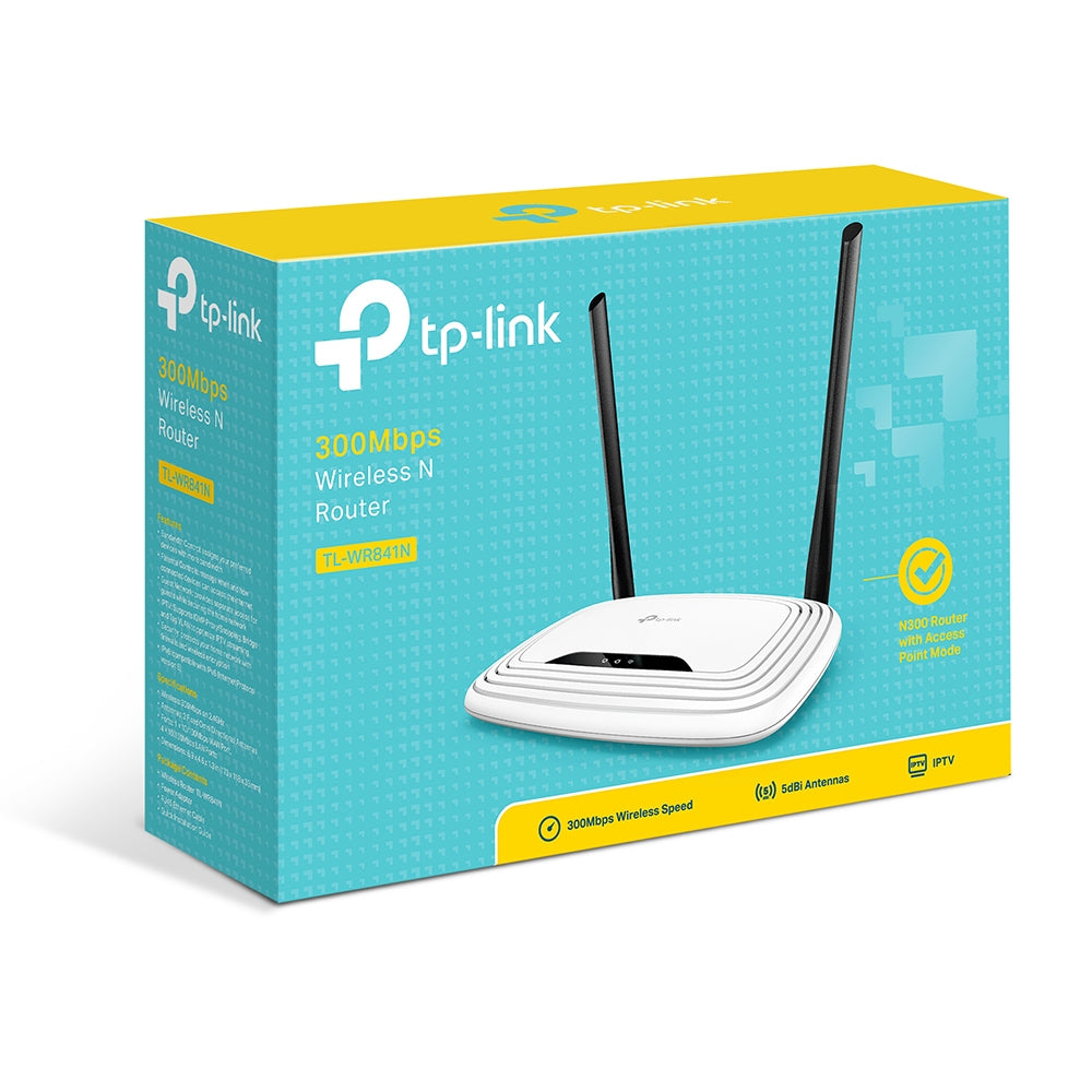 TP-LINK TL-WR841N Router inalámbrico N a 300 Mbps - Enrutador inalámbrico conmutador de 4 puertos 24 GHz Guatemala