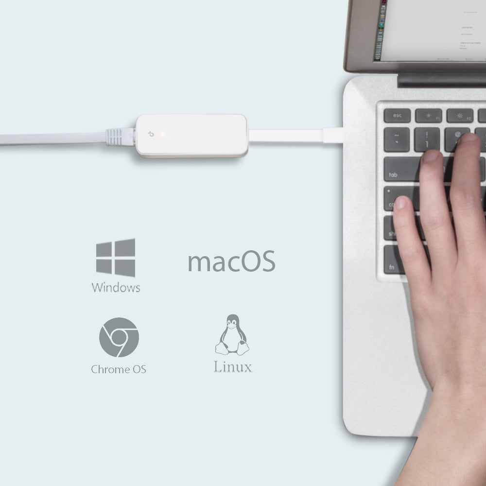 TP-Link UE300C USB Type-C to RJ45 Gigabit Ethernet Network Adapter - Adaptador de red - USB-C - Gigabit Ethernet Guatemala