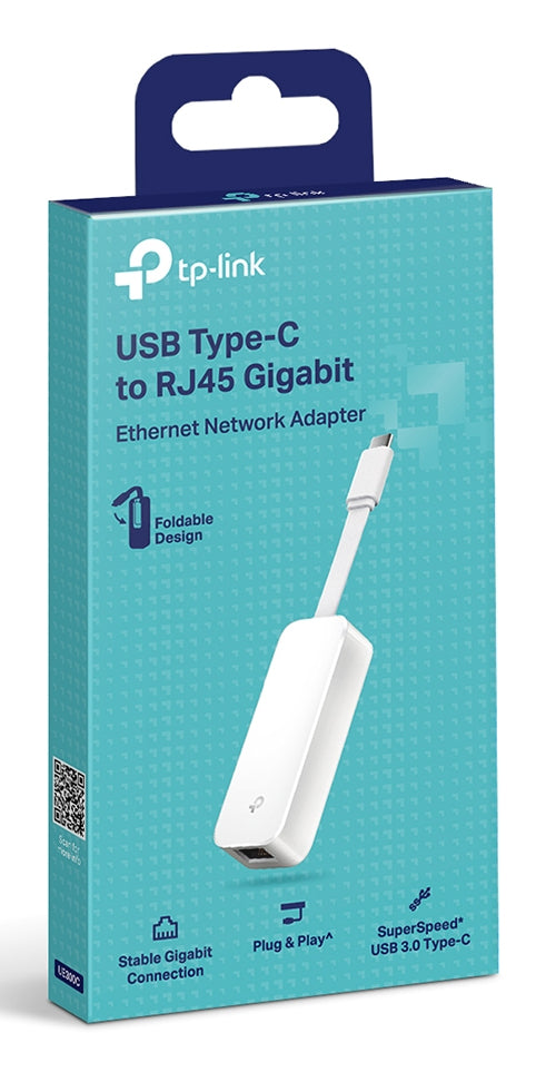 TP-Link UE300C USB Type-C to RJ45 Gigabit Ethernet Network Adapter - Adaptador de red - USB-C - Gigabit Ethernet Guatemala