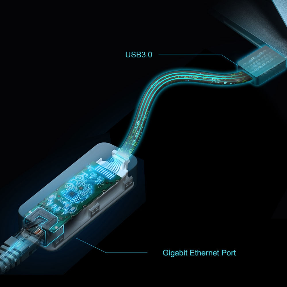 TP-Link UE306 V1 - Adaptador de red - USB 3.0 - Gigabit Ethernet Guatemala