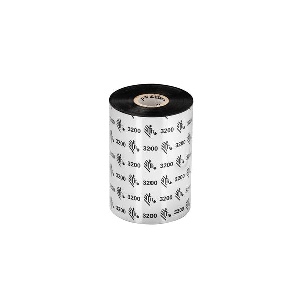 Zebra 3200 Wax/Resin - Paquete de 6 - negro - 110 mm x 450 m - recarga de cinta de impresión (transferencia térmica) - para Zebra R-140, R4Mplus, S4M; PAX 110, 170, R110; Xi Series 110, 140, 170, 220, R110 Guatemala