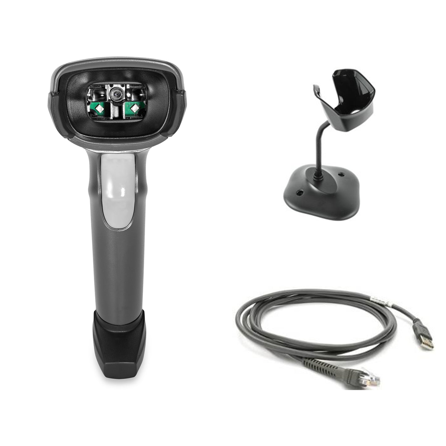 Zebra DS2208SR BLACK 2D USB CABLE KIT W/STAND ALAMBRICO Guatemala