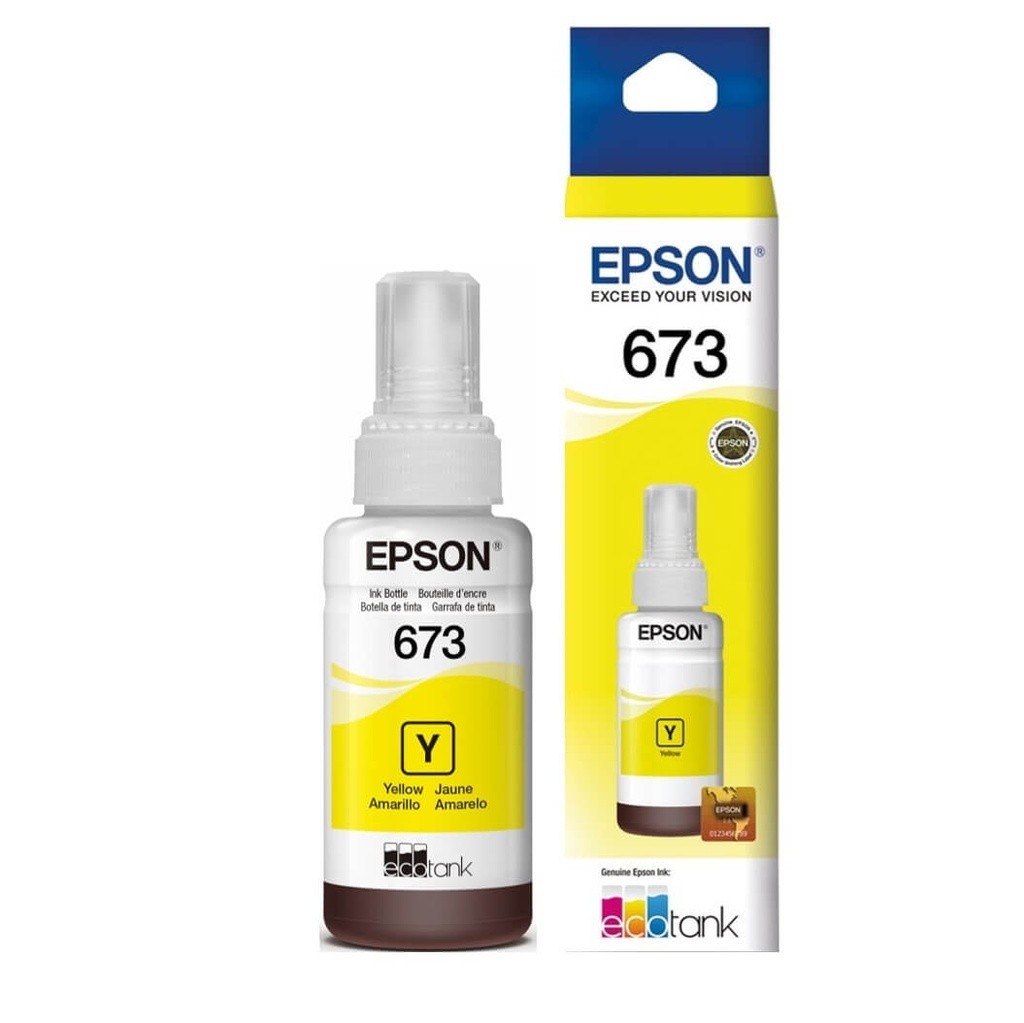 Epson T673 -botella de tinta color Amarillo - original
