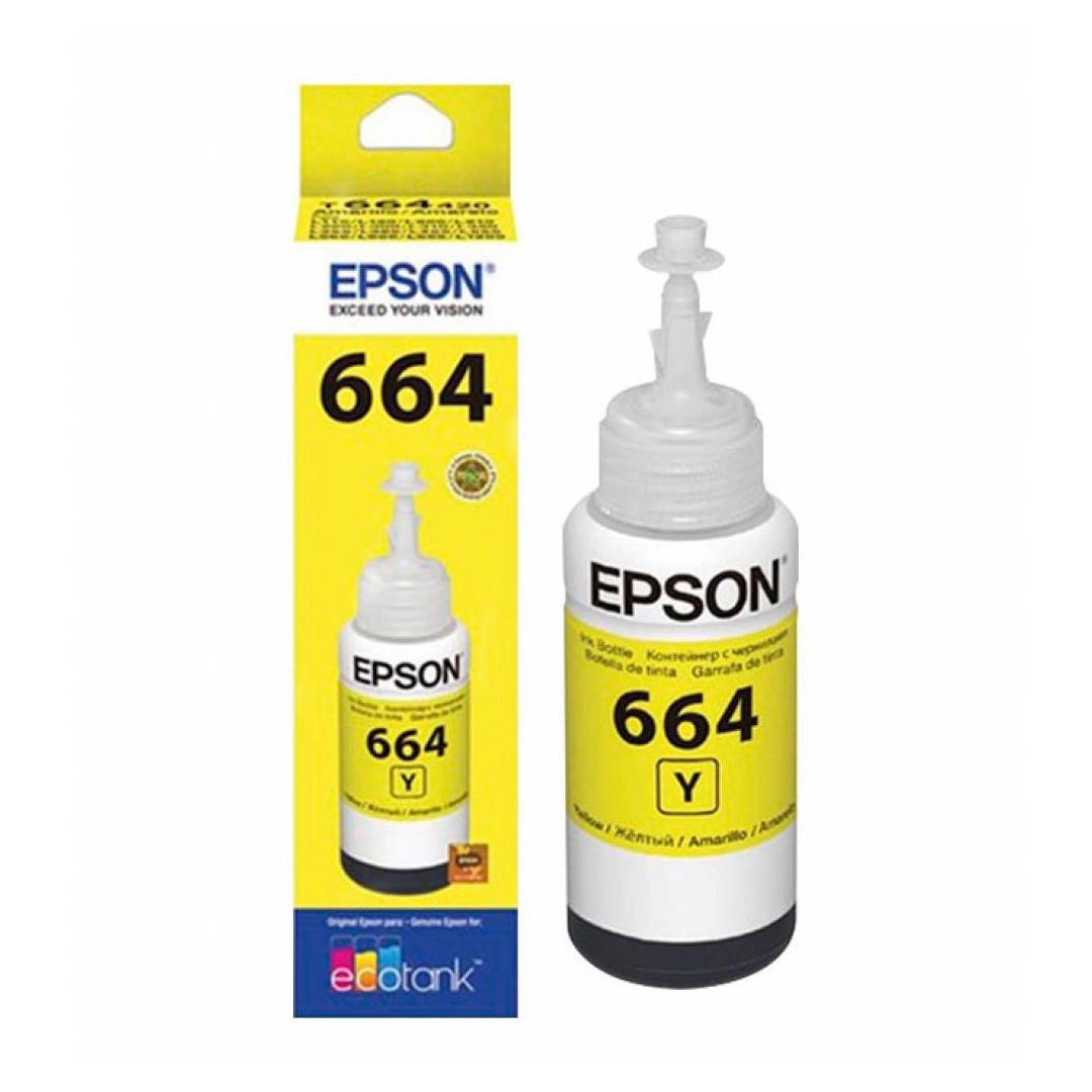 Epson T664 - recarga de tinta color Amarillo - original