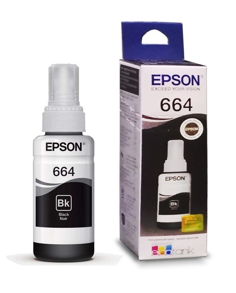 Epson T664 - recarga de tinta de 70 ml - negro